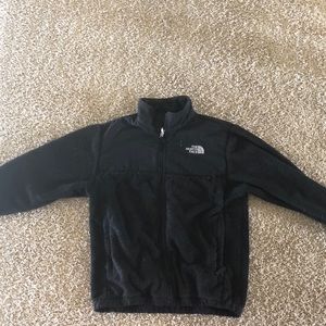 Girls Large Black North Face fleece